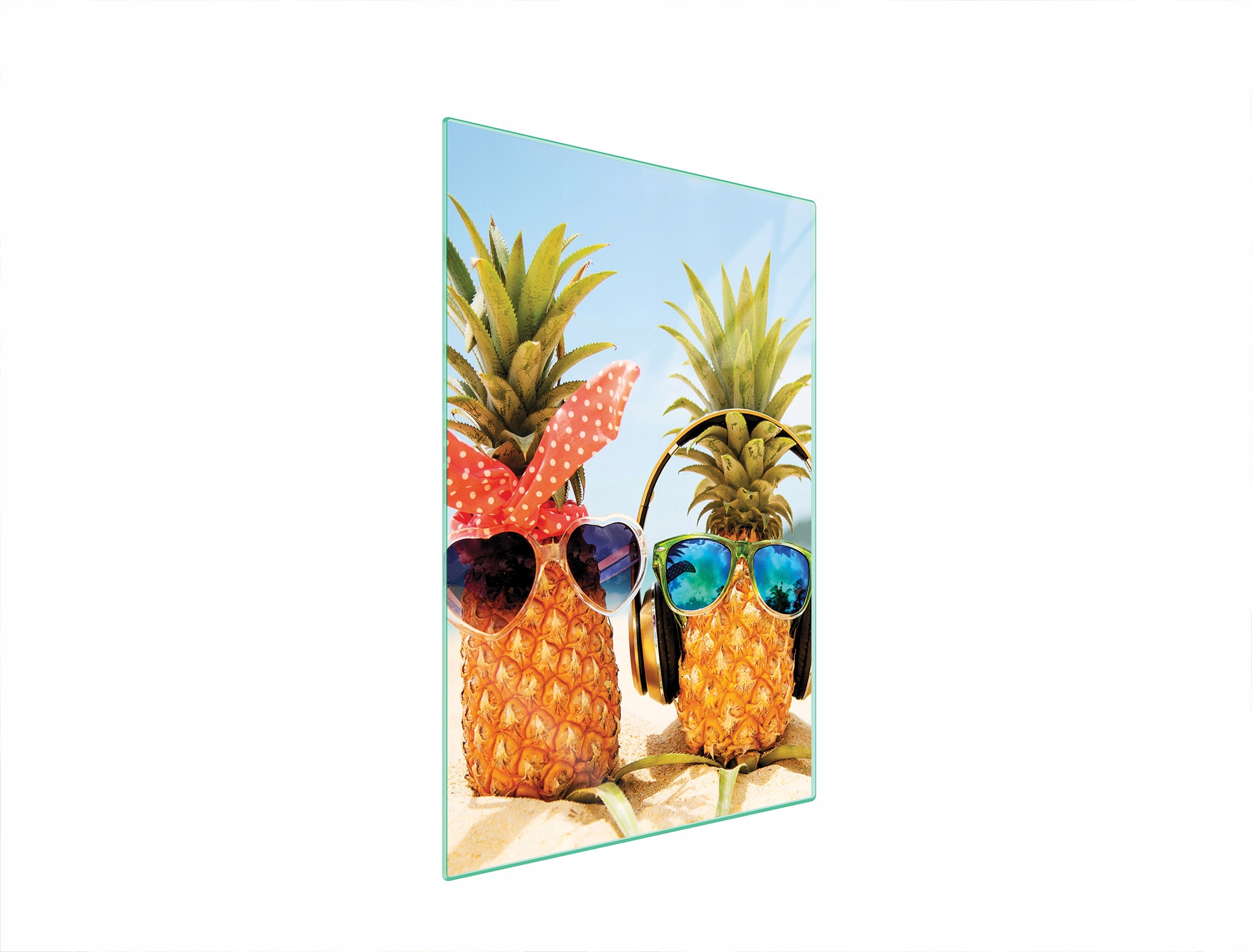 Skleněná Krájecí Deska 35x52 Ananas Tvrzené Sklo