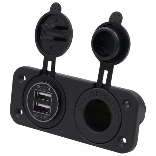 

Gniazdo Zapalniczki 12 V 2X2.1A Port Usb 5 V