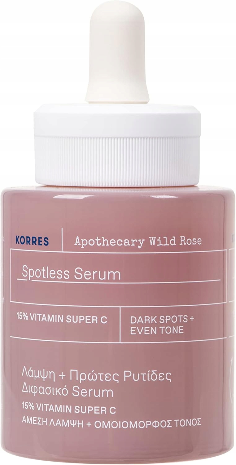 Rozjasňující pleťové sérum proti vráskám Wild Rose Korres
