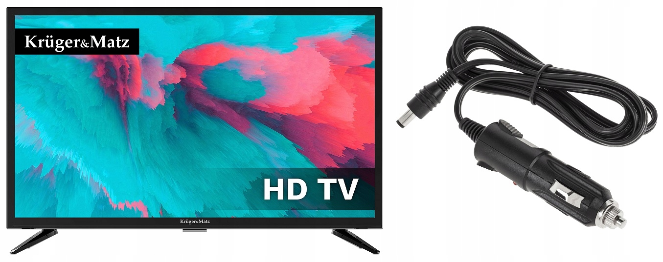 Telewizor 24" Tv Led Samochodowy Hd Usb 12V 230V kamper kemping bus tir