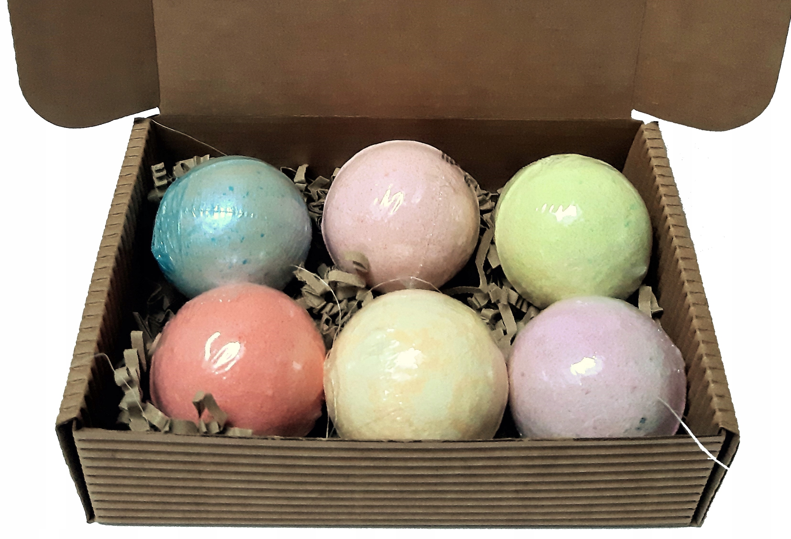 ZESTAW KULE DO KĄPIELI MIX ZAPACHÓW 6 szt Prezent Walentynki