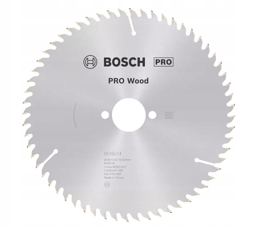 BOSCH TARCZA PIŁA OPTILINE WOOD 190 x 60z DO DREWNA