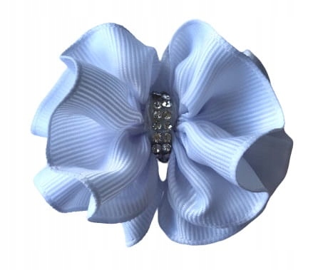 

Kokardka Premium biała 5,5cm Spinka York