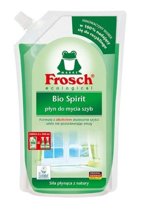 

Frosch, Bio Spirit Płyn do mycia szyb, zapas, 1 l
