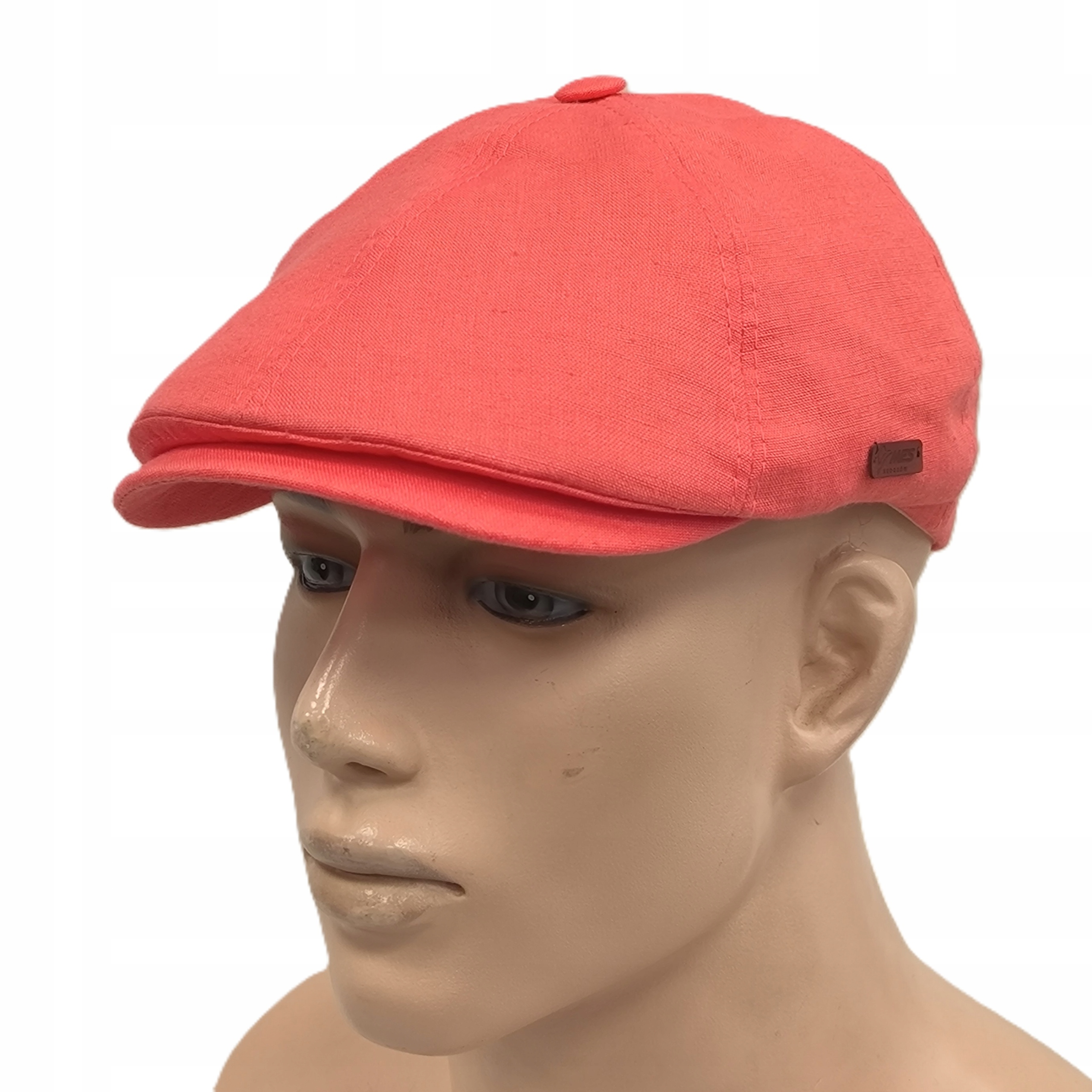 Roger Letní lněný kašpárek pro muže, dámský, chlapecký, lenově oranžový Mes 54/55