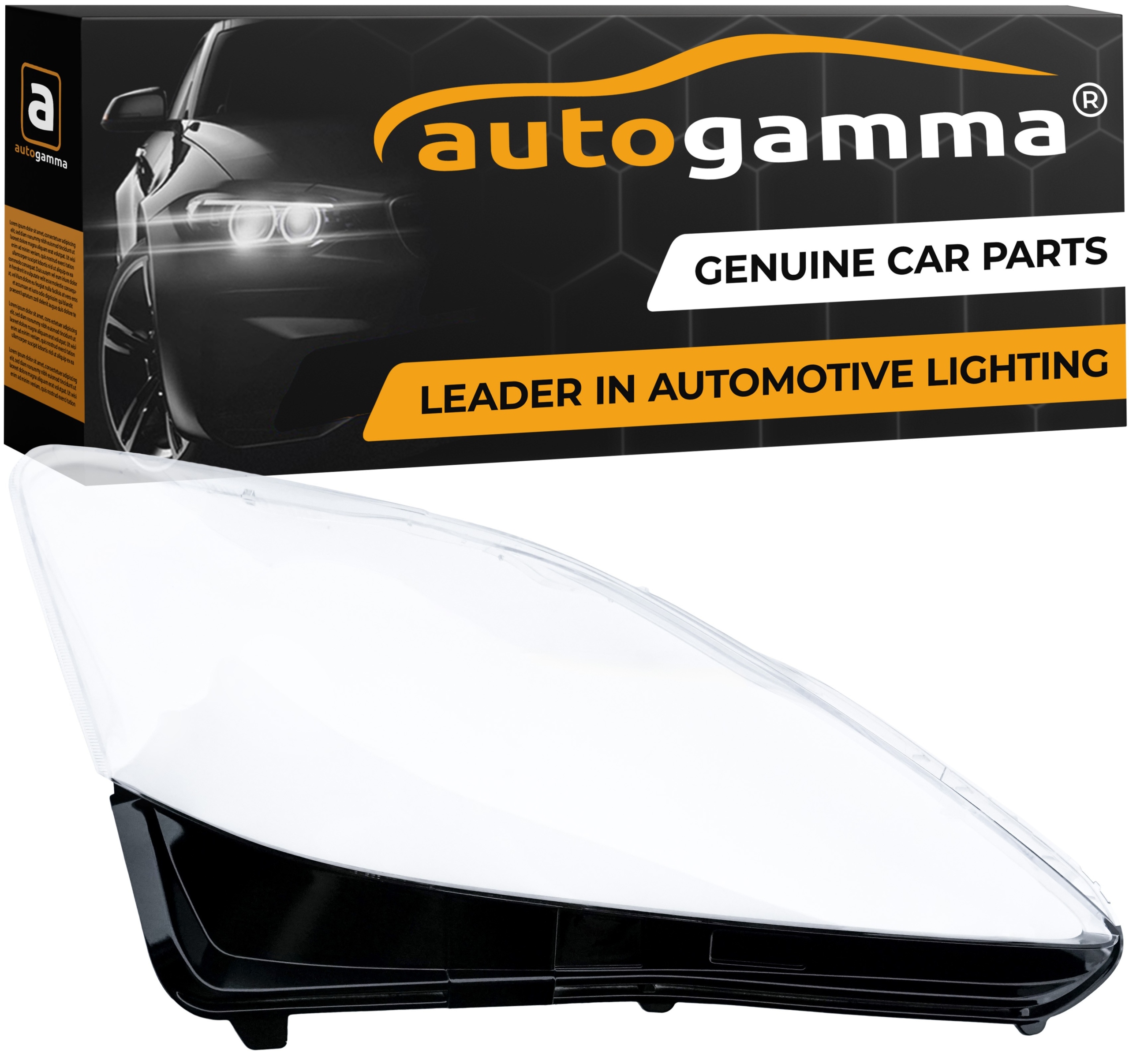 Sklo světlometu Lexus IS300 IS250 II (2010-13) Pravé