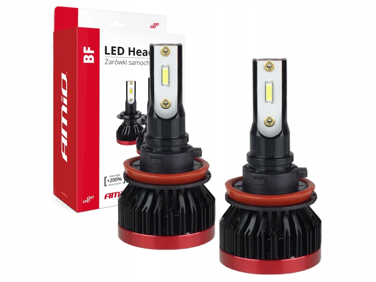 

Żarówki samochodowe Led AMiO Bf 12V 50W H8 H9 H11