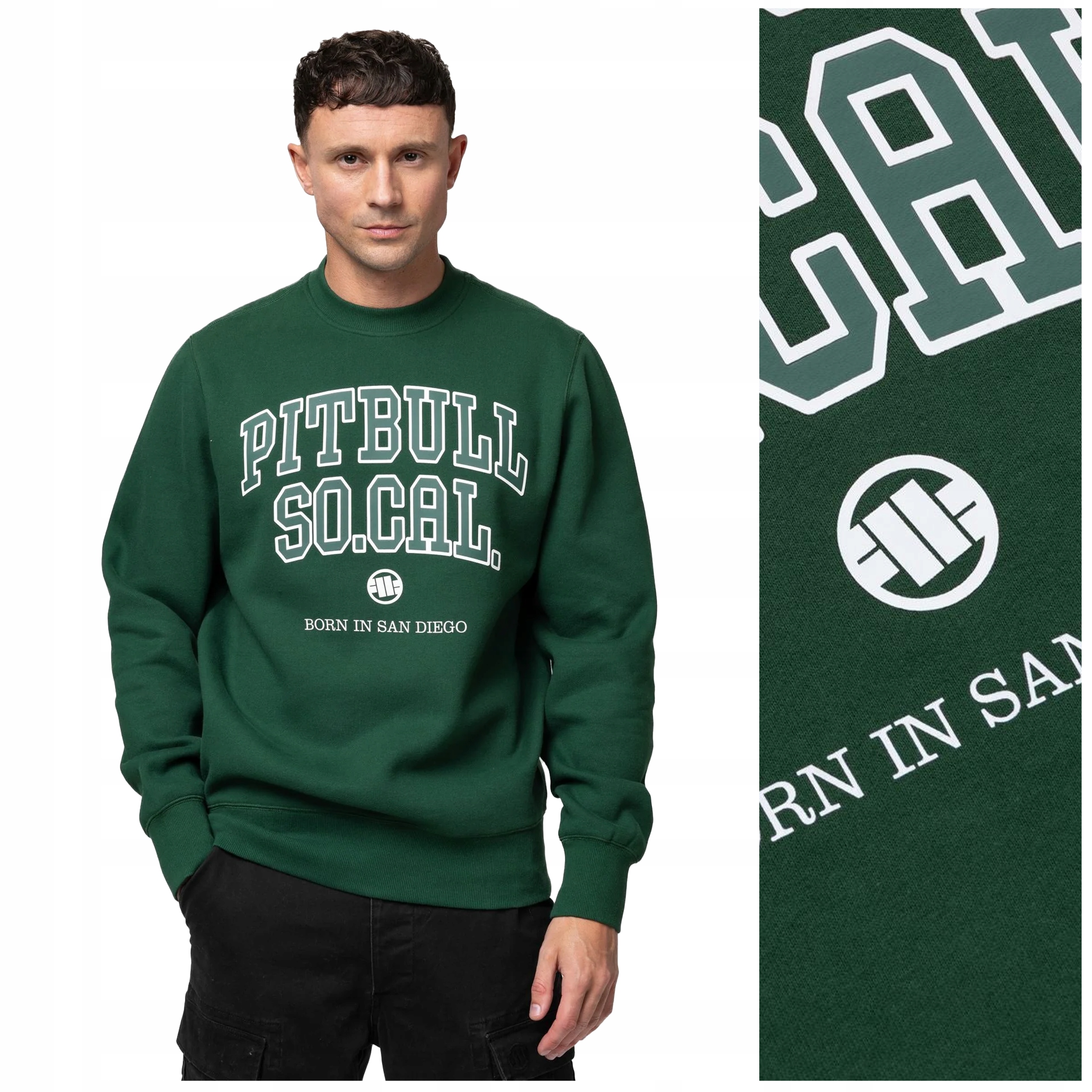 Mikina Pit Bull "so Cal" vel. XL zelená