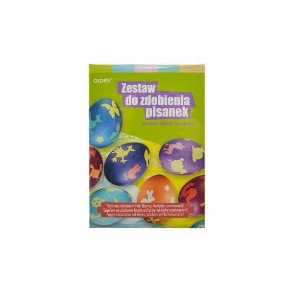 

Zestaw do zdobienia pisanek Barwniki Naklejki