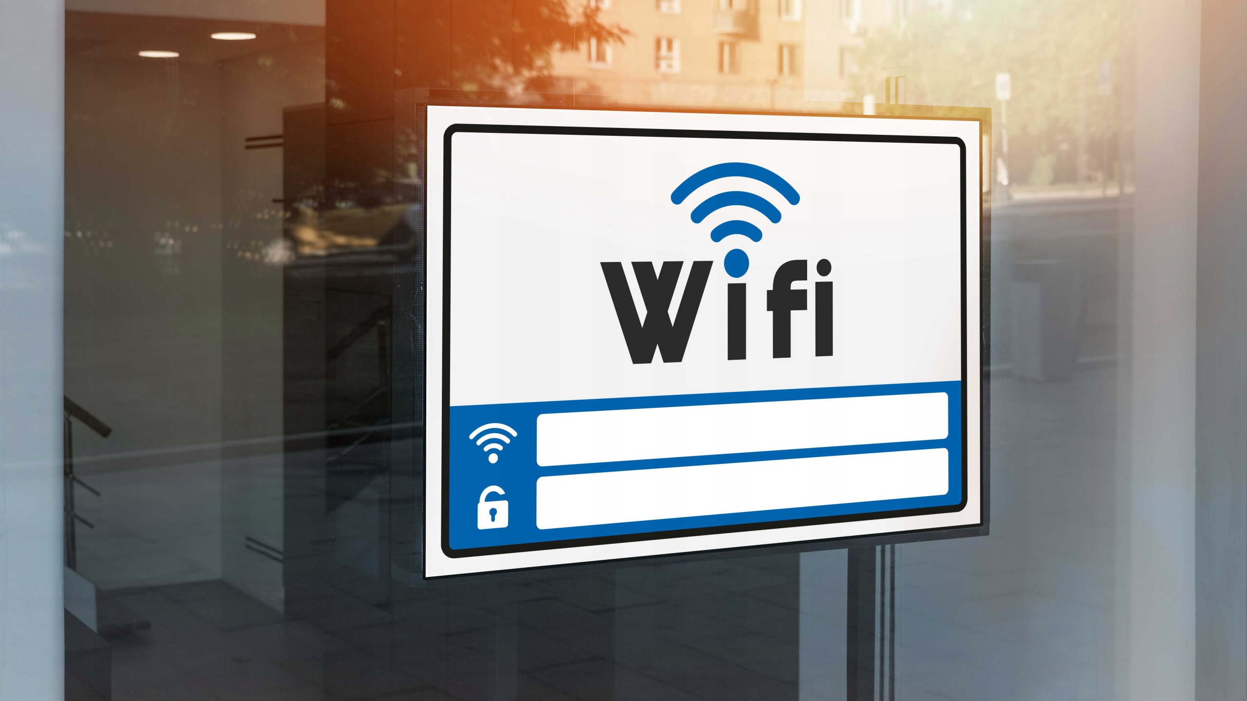 Tabliczka WIFI WI FI DANE HASŁO INTERNET Marka inna