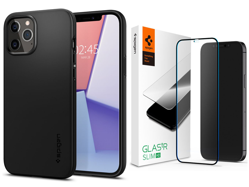 

Spigen - Etui Obudowa Do Iphone 12 Pro Max + Szkło