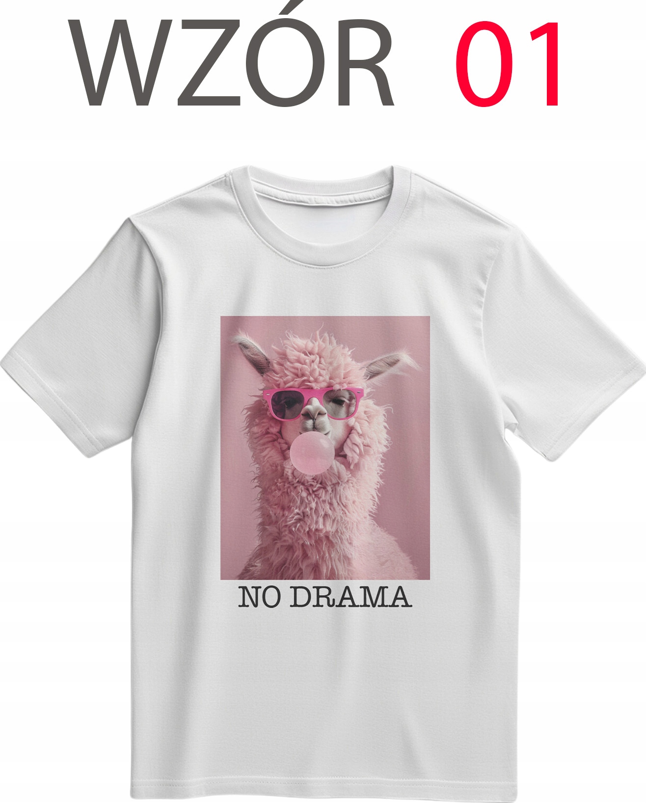 DÁMSKE TRIČKO LAMA NEON – FAREBNÁ GRAFIKA A VTIPNÁ POTLAČ Veľkosť XS