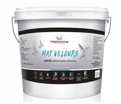 Lakier Ochronny Dekoracyjny Farba Do Ścian Mat 5L