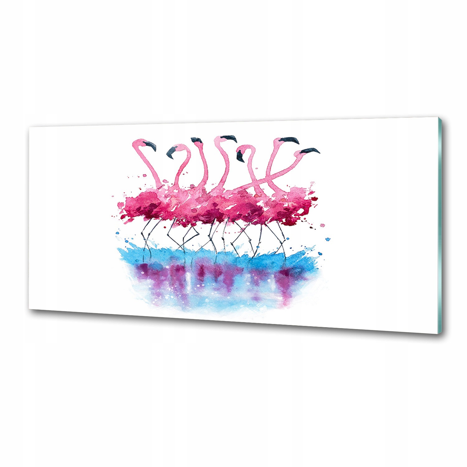 Panel medzi nábytkom v kuchyni Flamingi 125x50 Lepidlo