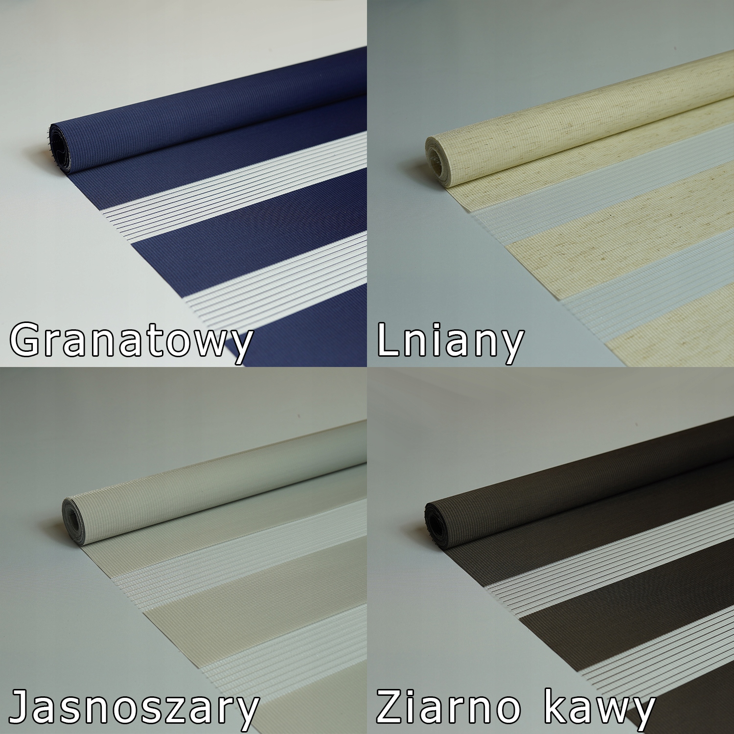 Rolety Dzień Noc Standard 150 x 96 Typ montażu bezinwazyjny