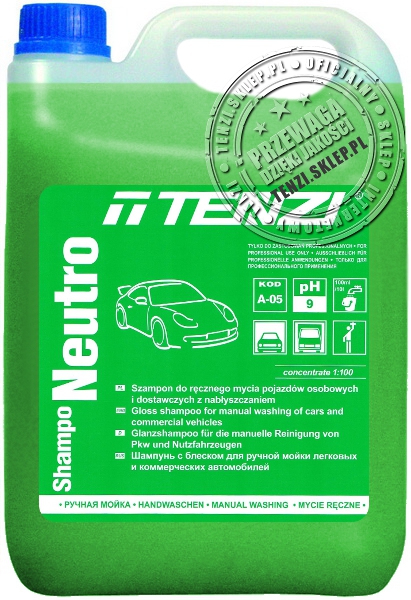 Szampon do ręcznego mycia 5L SHAMPO NEUTRO TENZI