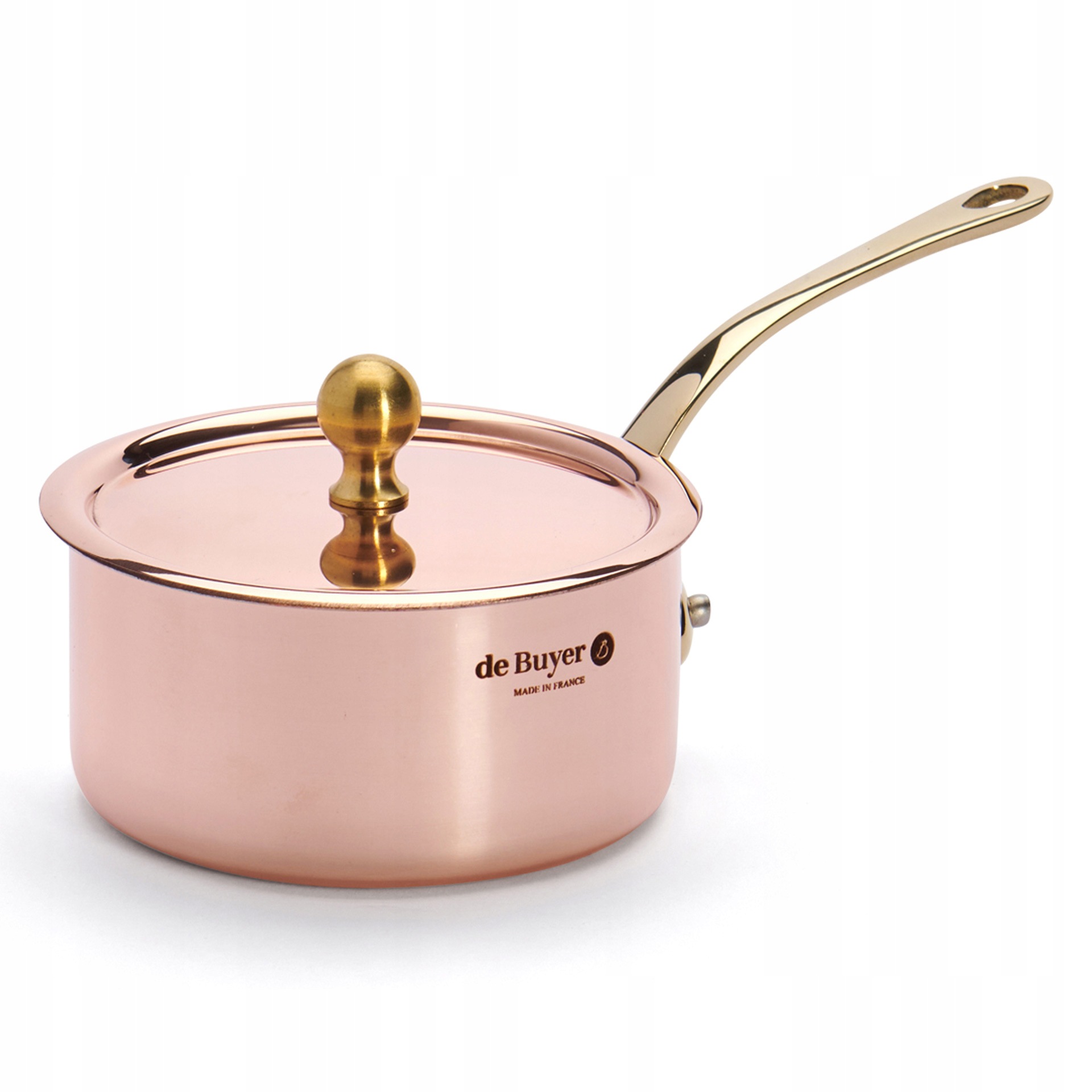 Inocuivre Tradition Rendlík měděný s víkem, průměr 9 cm De Buyer