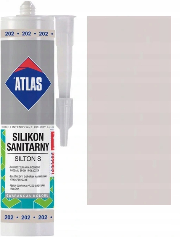 

Atlas Silikon Silton S Popielaty 202 280ML