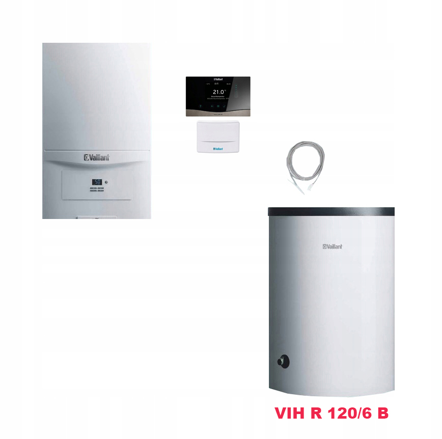 Vaillant zestaw kocioł VC 226/7-2 ecoTEC pure+VIH R120/6 B+vrc 720+c.w.u