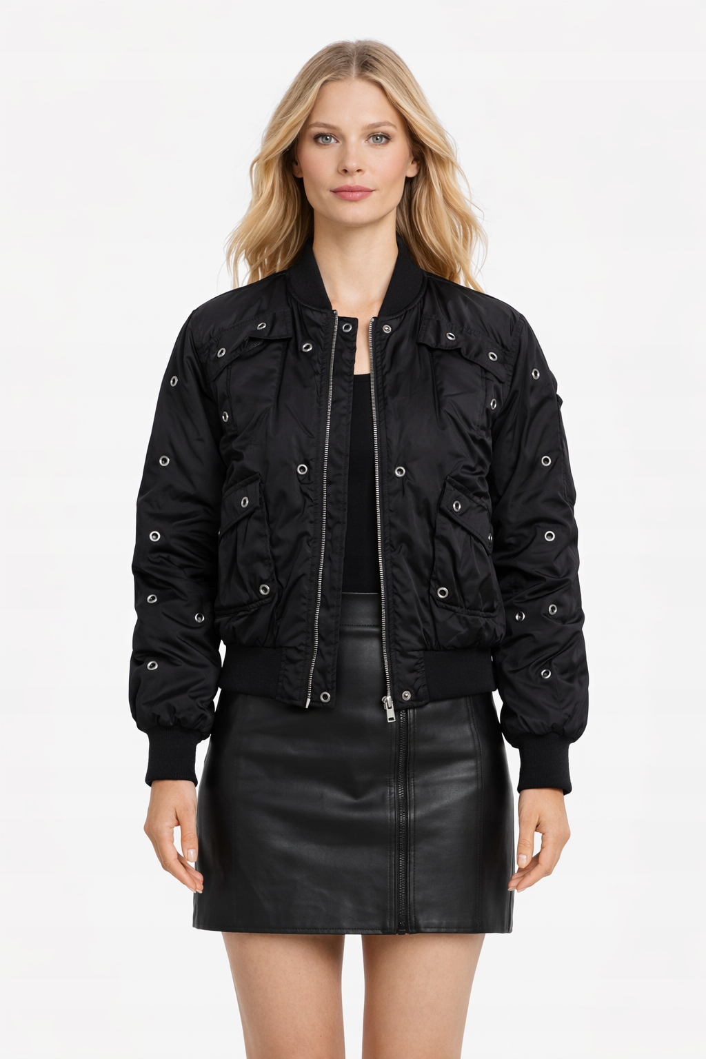 G-star Raw Černá Bomber Bunda S Ozdobnými Kamínky M I4C