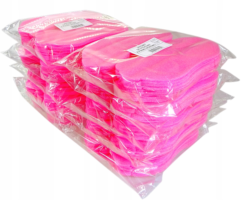 

Japonki Do Pedicure Klapki Kapcie 100 Par Różowe