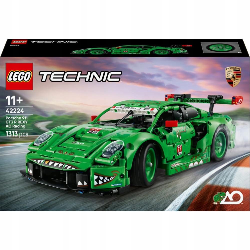 Lego Technic Porsche 911 GT3 R Rexy Ao Racing 42224