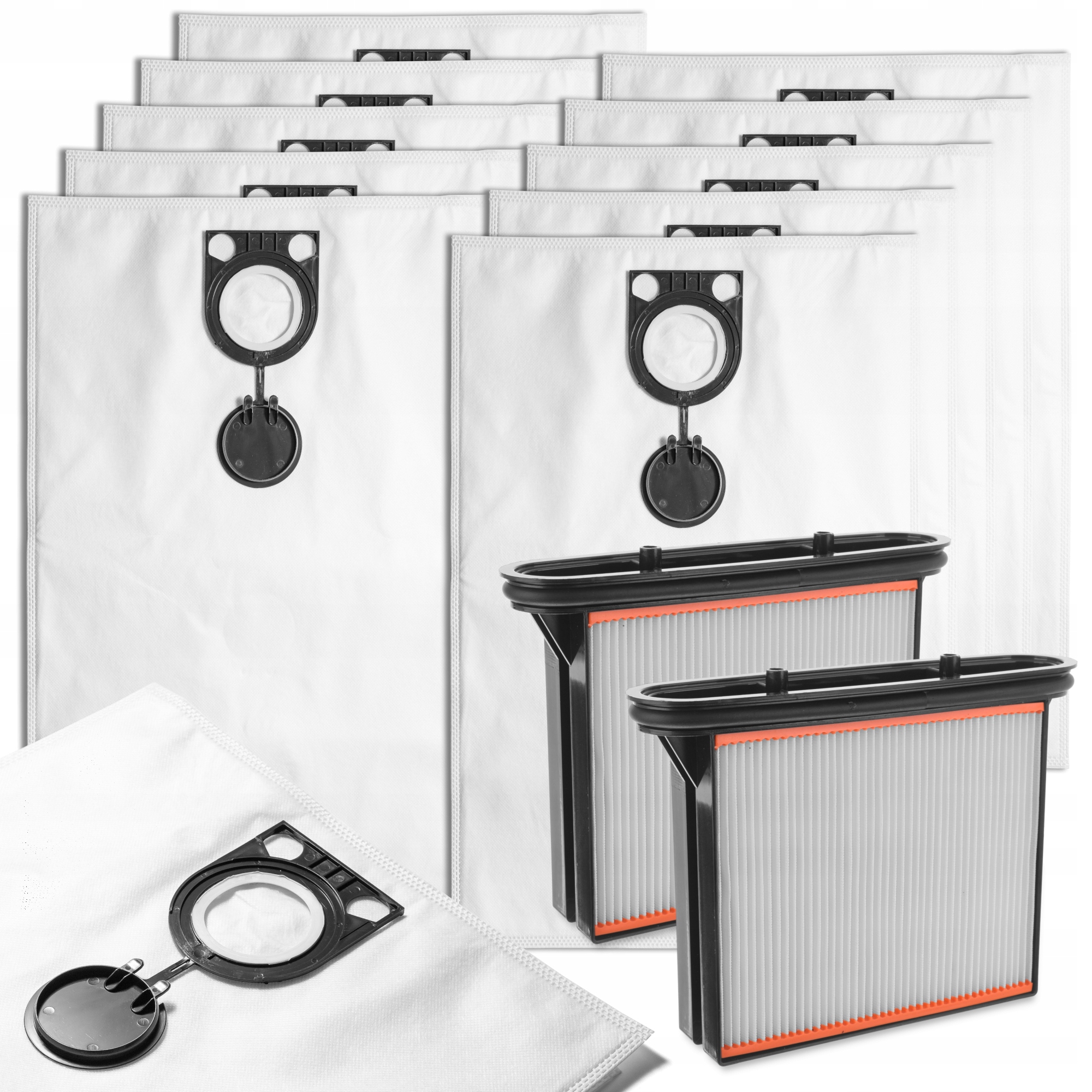 10x Worki 2x Filtr do odkurzacza Starmix Ard Isc Ardl iPULSE Bosch GAS25