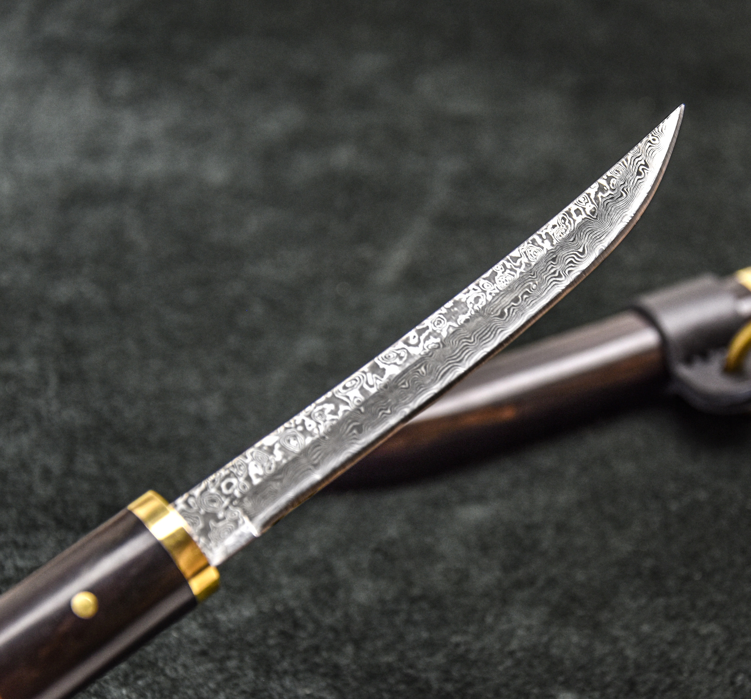 Nůž Mini Dýka Katana Dřevo Dárek