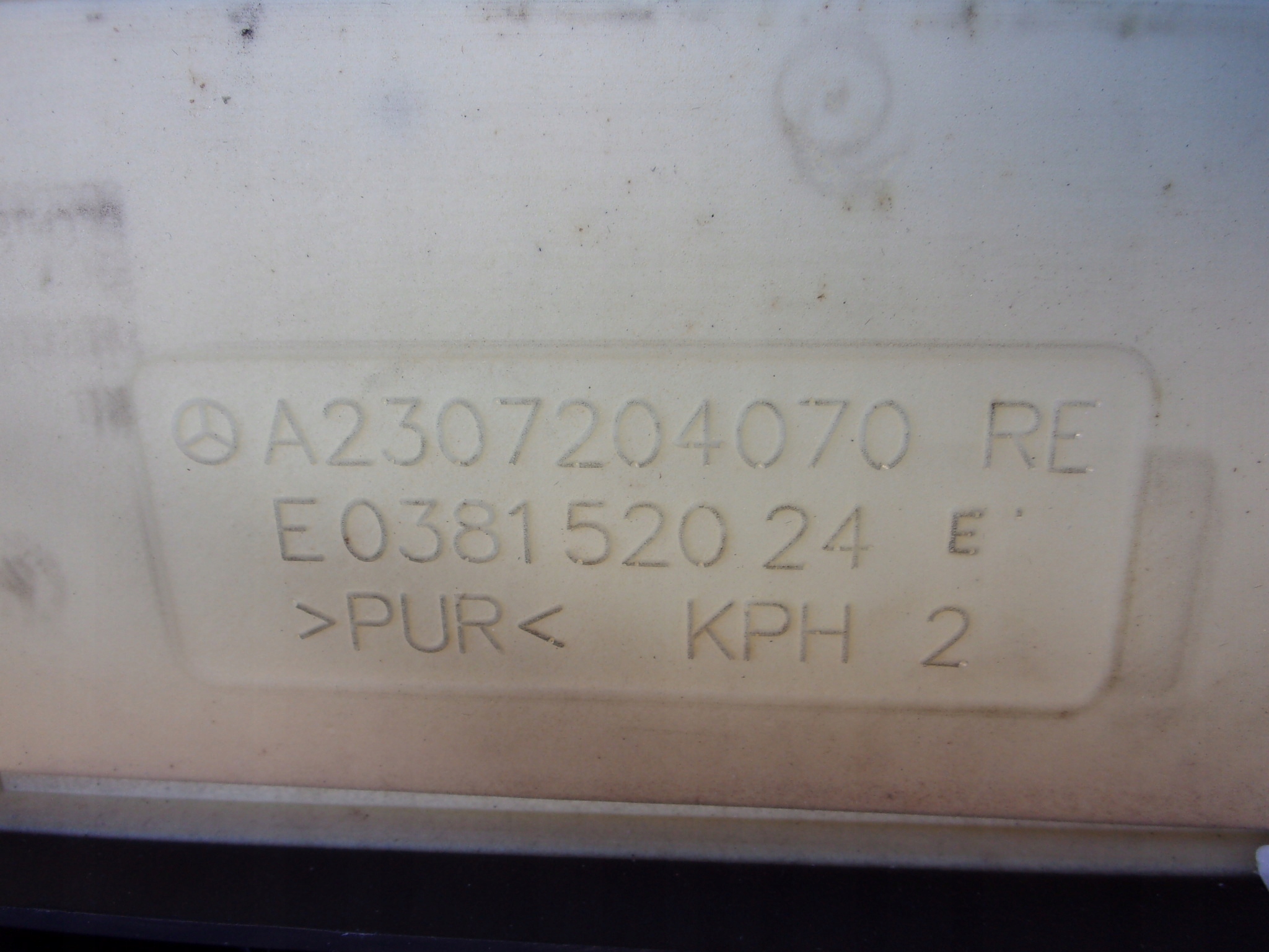 R230 SL 5,5 AMG side door right A2307204070