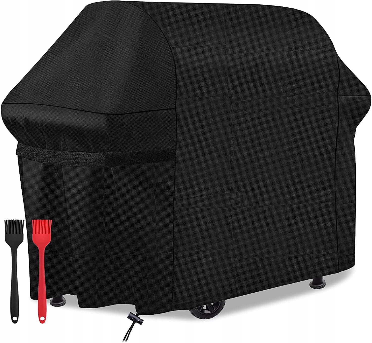 

Pokrowiec ogrodowy 147x61x122 cm czarny plandeka