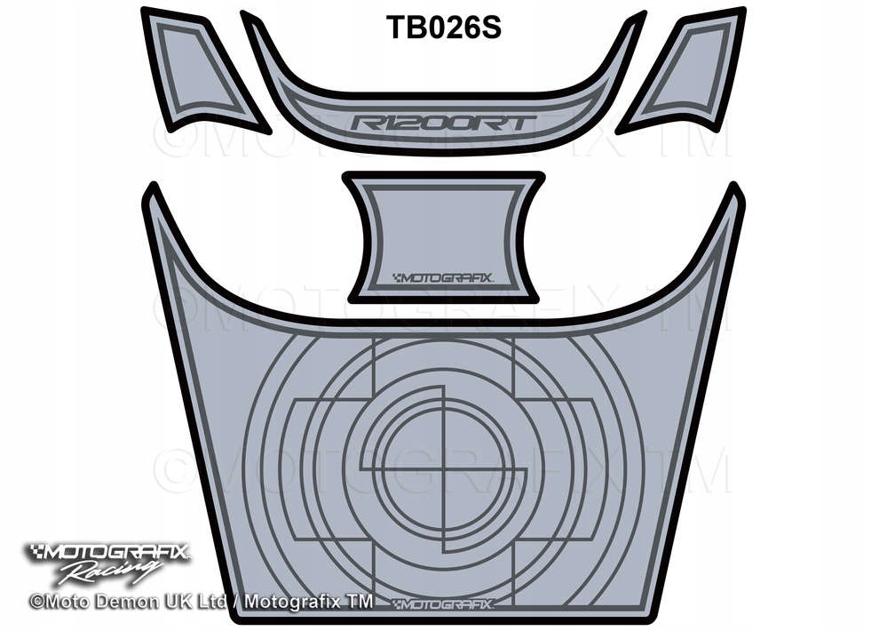TANKPAD MOTOGRAFIX BMW R1200 RT 2005 - 2013