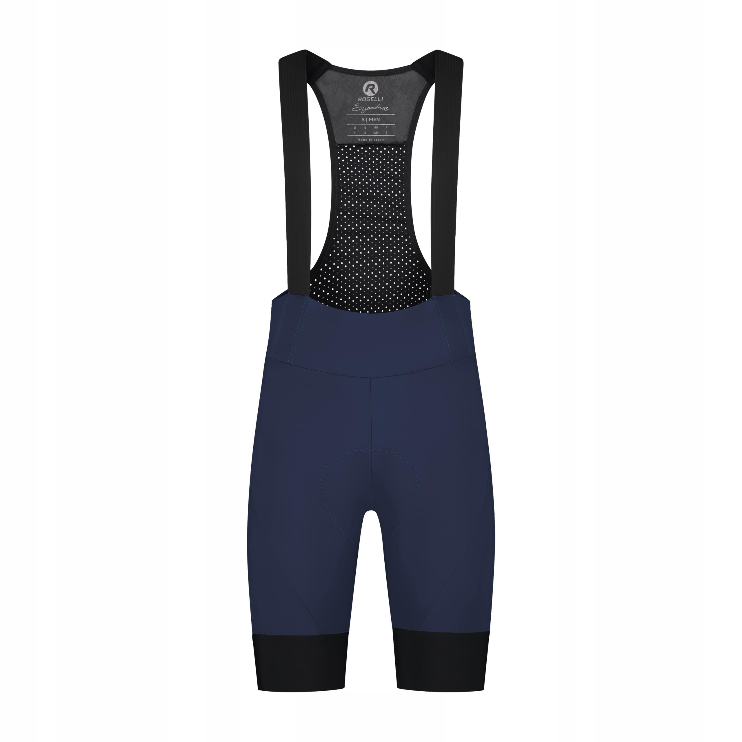 Rogelli Signature – pánské kraťasy s ramenními popruhy a vložkou