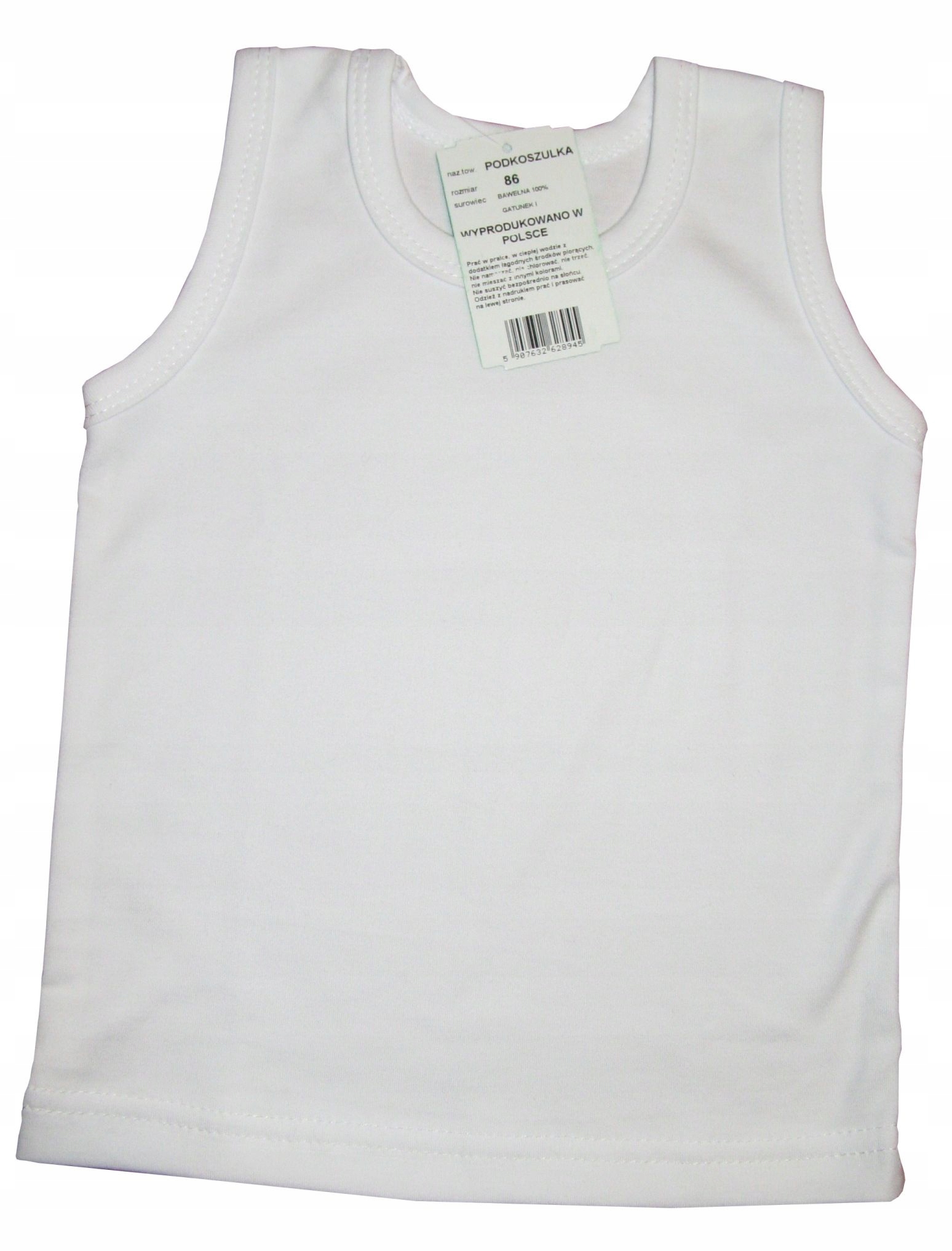PODKOSZULEK 100%BAWEŁNA, POLSKI PRODUCENT 3pak 128 Marka Biko