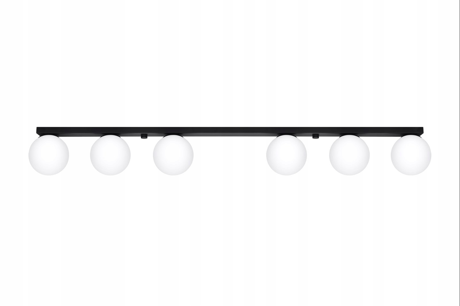 Osvetľovacia lišta bielo-čierna guľa 6Xg9 Sollux