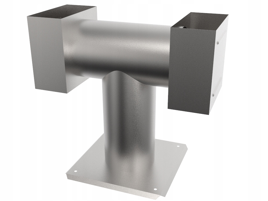 Swr Deflektor typu H s deskou zpevňující tah 0,5 mm, průměr 140 mm, pozink komín