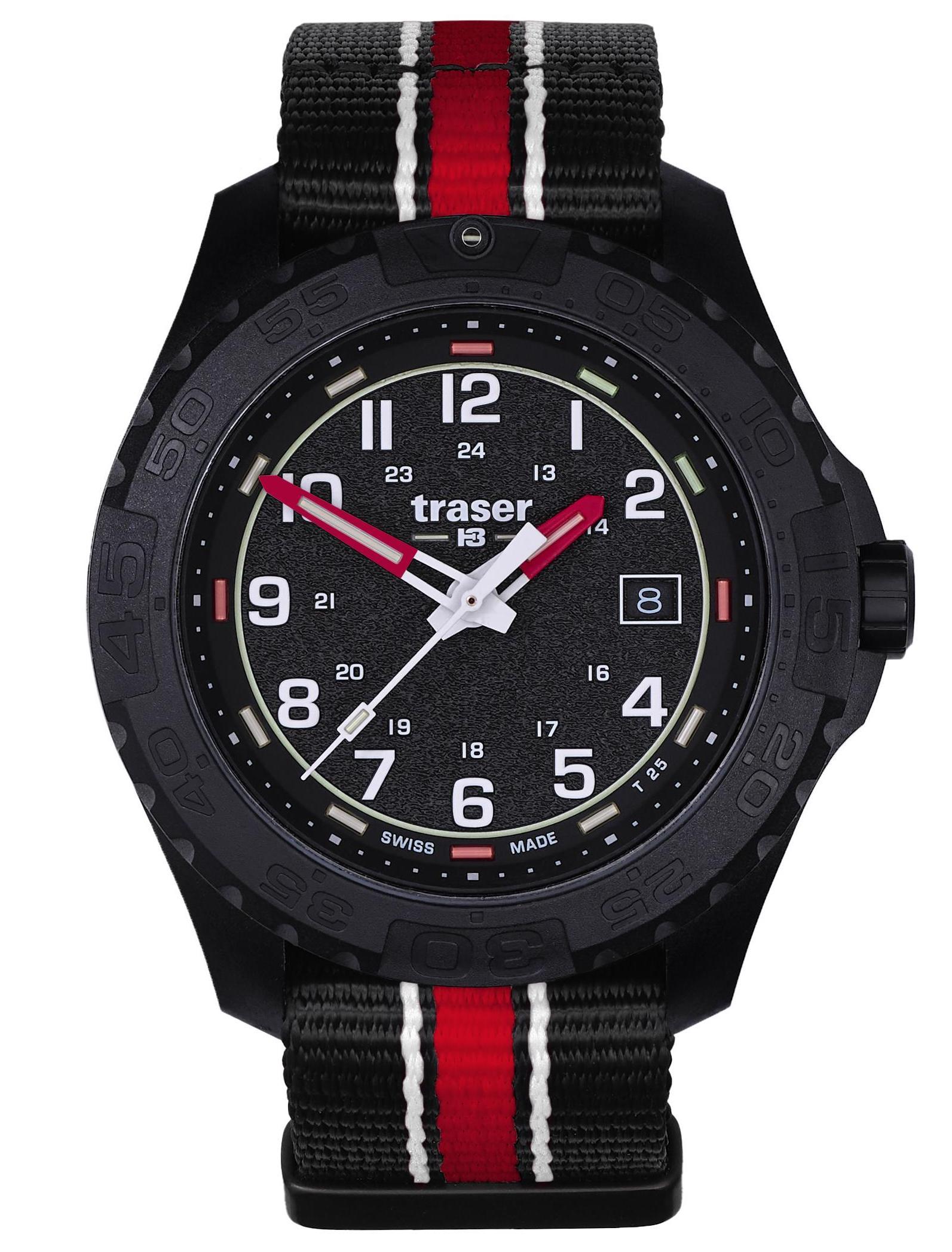 Nové Originální Pánské Hodinky Traser 111759 P96 Odp Color Black Spectrlight
