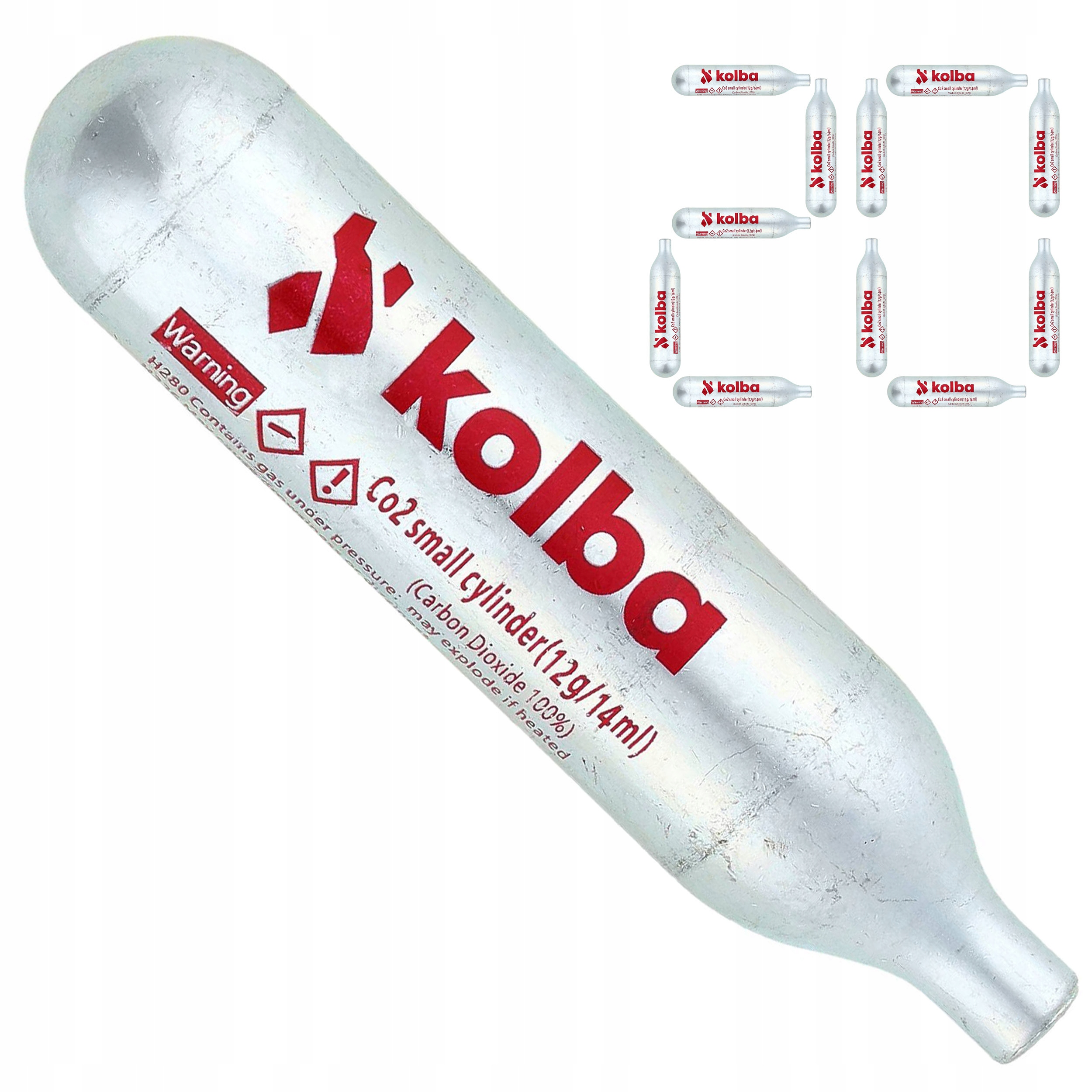 Kolba Nabój Kapsuła Butla CO2 12g Do Wiatrówek Replik Asg Ram