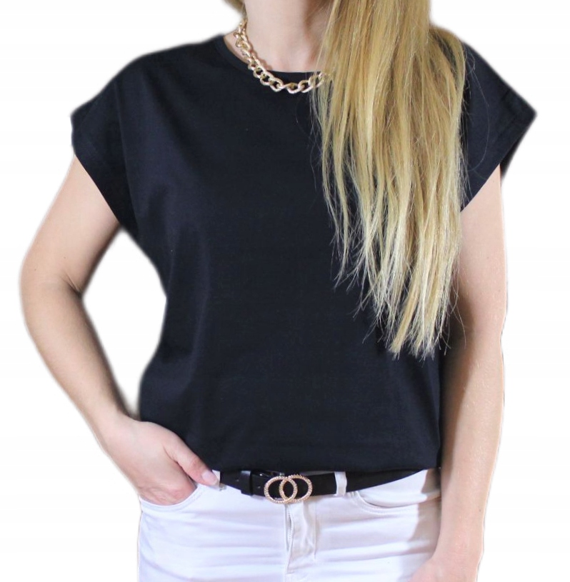 

Bluzka Koszulka T-shirt Gładka Basic Modna S,m,l