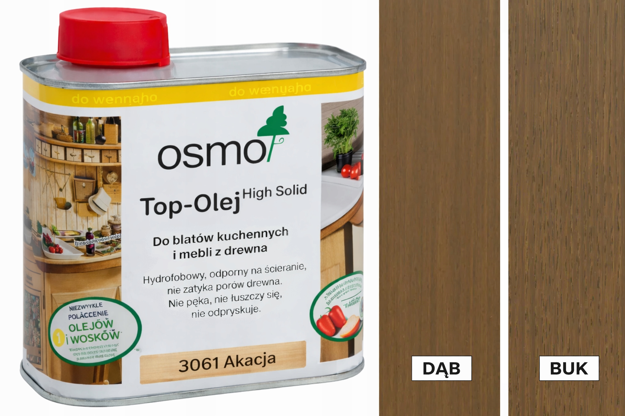 Osmo 3061 Top-Olej Akácie 0,5L olej na kuchyňské pracovní desky a nábytek