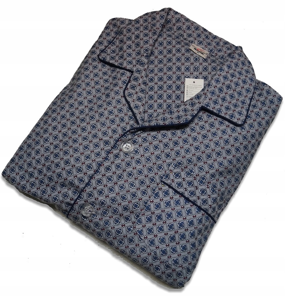 Flanelowa piżama męska FORMAX bawełna