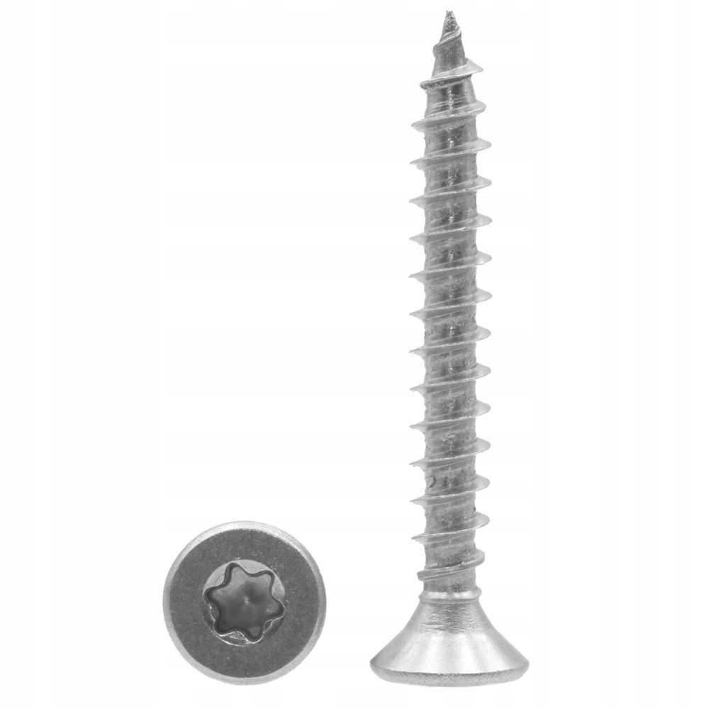 

Wkręty do drewna 5x25 Torx łeb ocynk 100szt