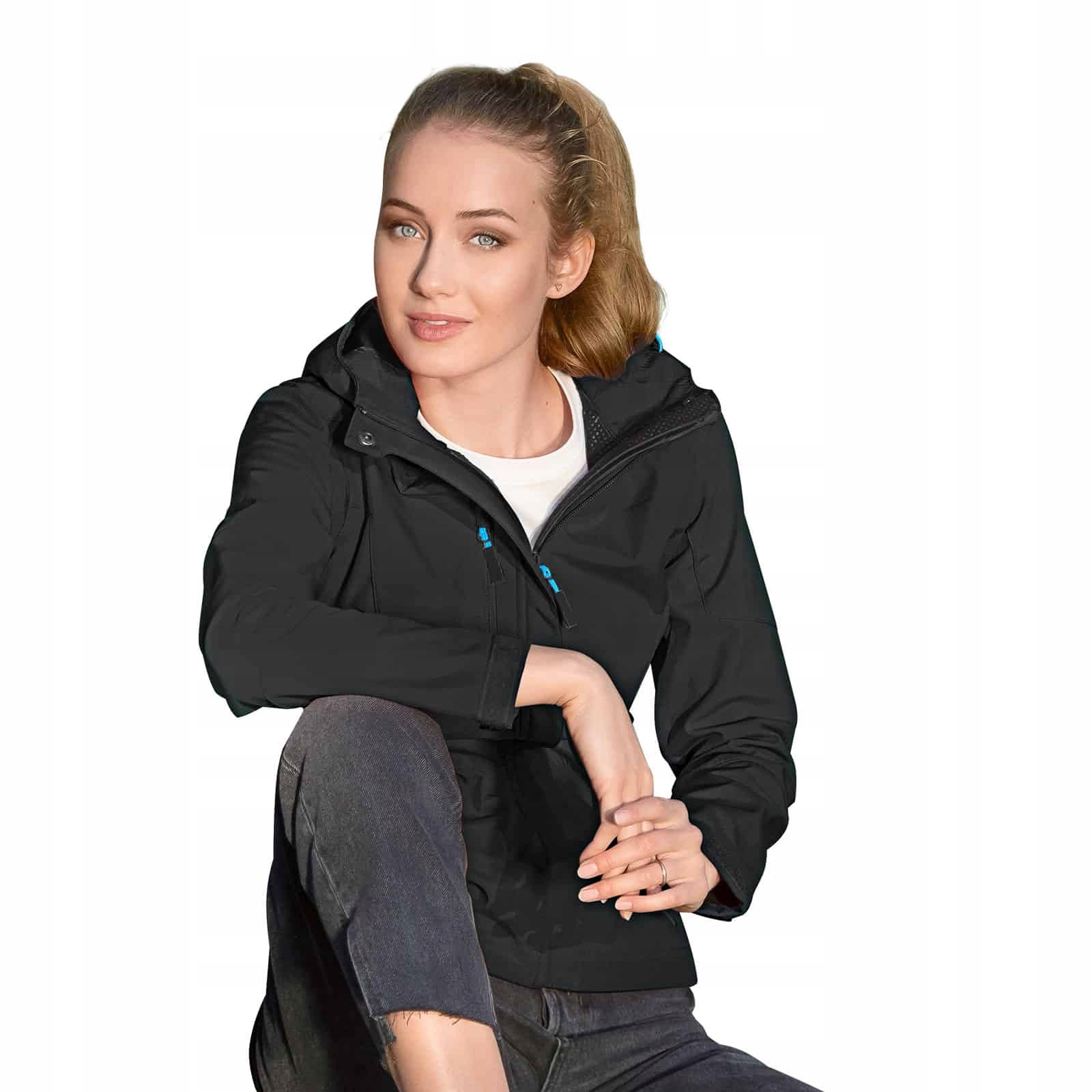 

Wygodna kurtka Damska NANO532 Softshell Czarny 2XL