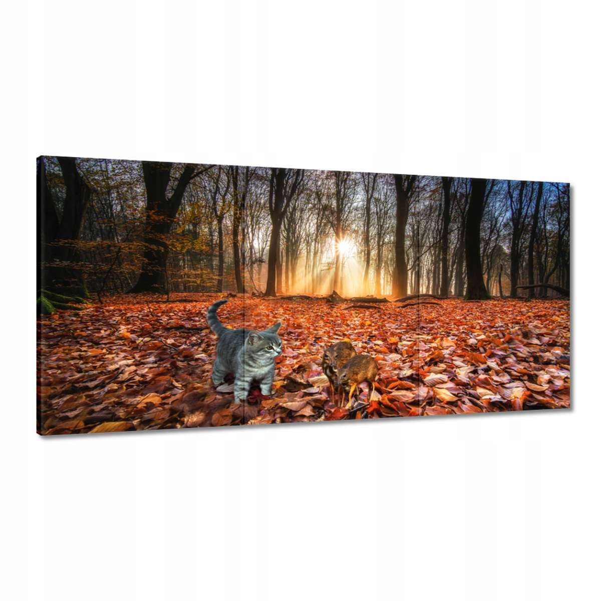 Obrazy 180x90 Myšojeleň Mačiatko Krajina