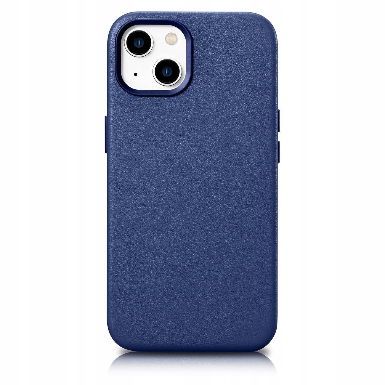 iCarer Case Leather pokrowiec etui z naturalnej skóry do iPhone 14 Plus z