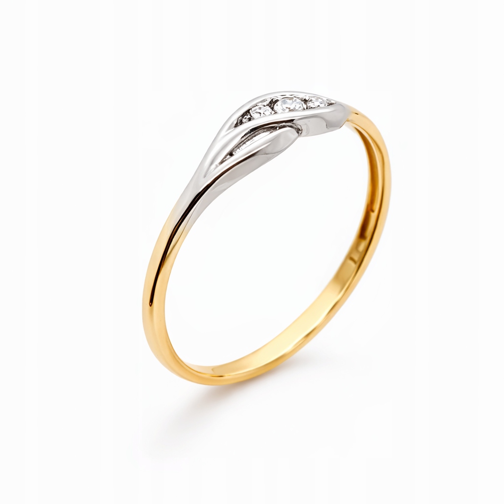 Prstýnek Au 585 s diamanty RJCH449 velikost 10