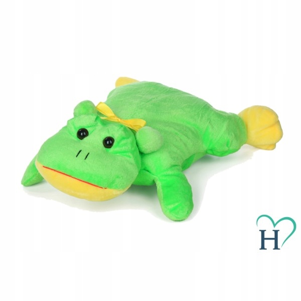 

Termofor w pluszowym pokrowcu żabka dla dzieci