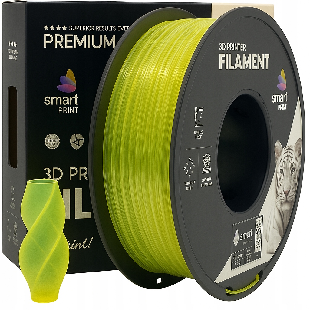 Filament Smart Print TPU 1.75mm 1kg Żółty