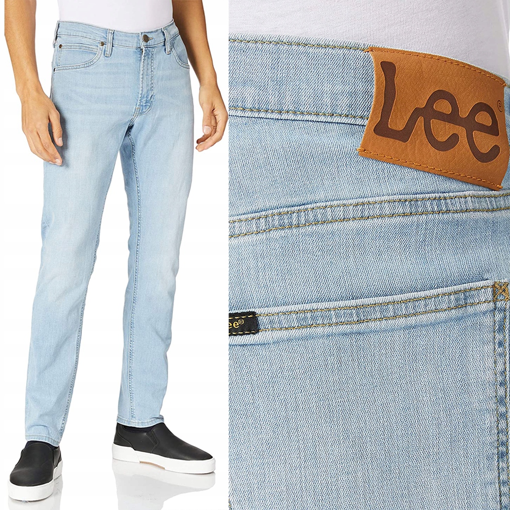 Lee Luke slim Bleached Cody silně zúžené tenké džínové kalhoty W30 L30
