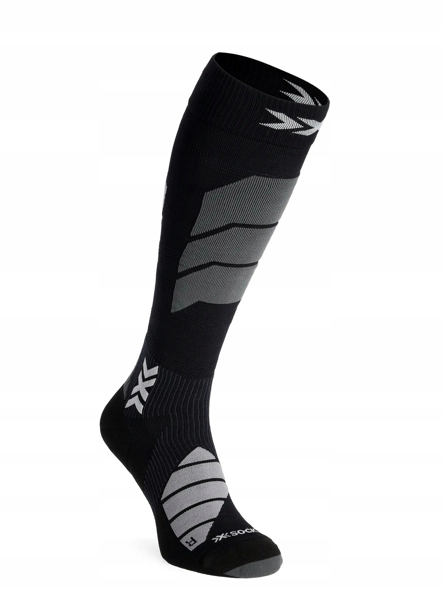 Ponožky X-Socks Ski Expert Otc x black/light grey 45-47