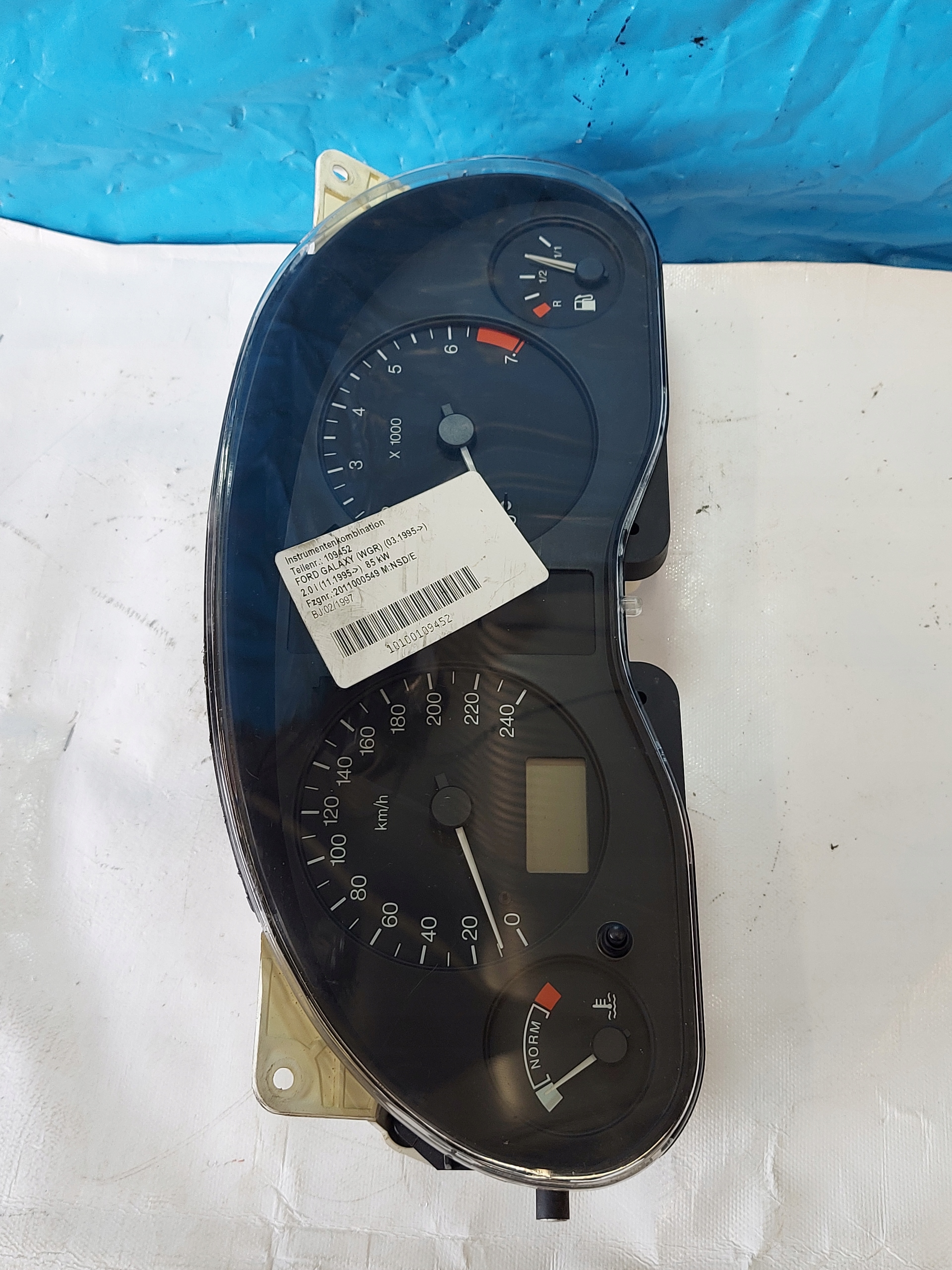 dials clock GALAXY MKI 2.0 B 95VW10849BB